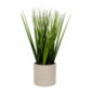 Herbe artifcielle pot gris