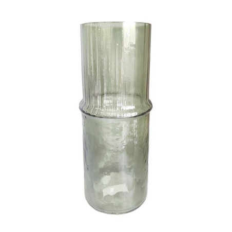 Vase verre d10.5xh25cm ve