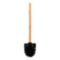 Brosse wc noir manche bambou