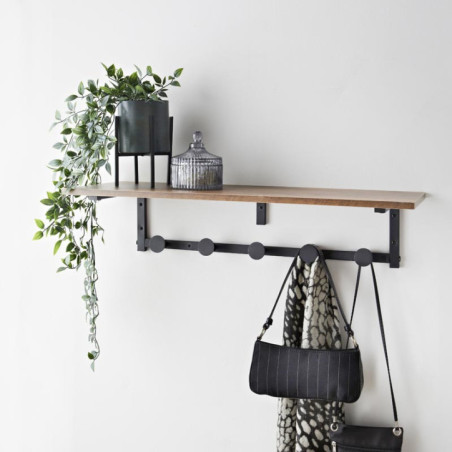 Porte manteaux etagere