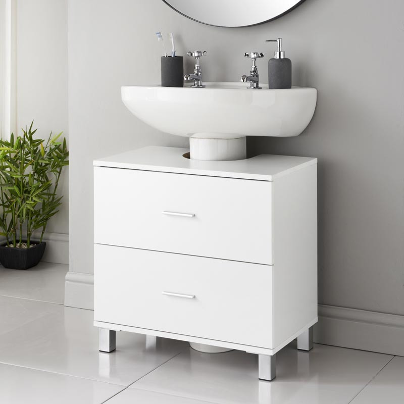 Dessous de lavabo 2 tiroirs