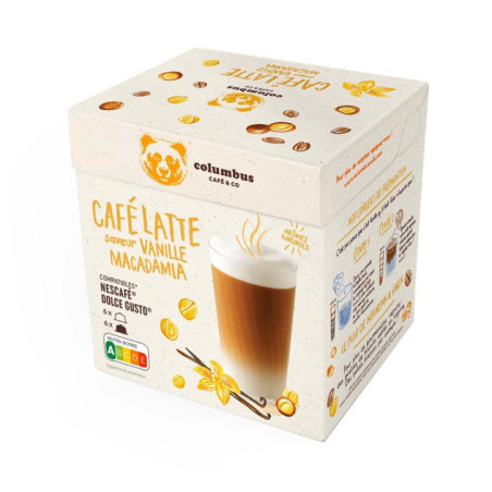 Cafe caps x12 latte vanille