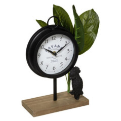 Horloge a poser 19x10x28 cuba