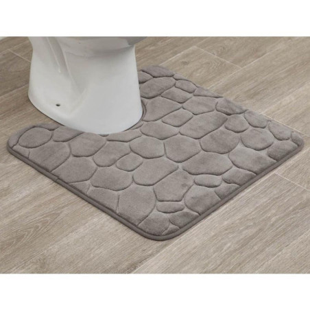 Tapis contour taupe
