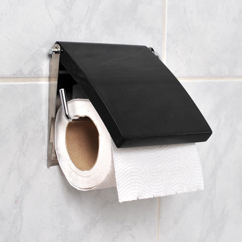 Vente dérouleur papier wc noir moderne - Planetebain