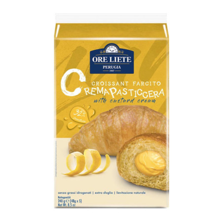 Croissant a la creme patissiere