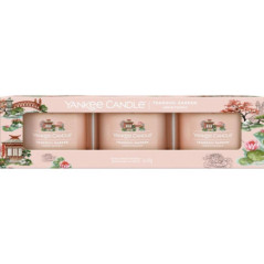 Bougies votives 3x37g jardin pr