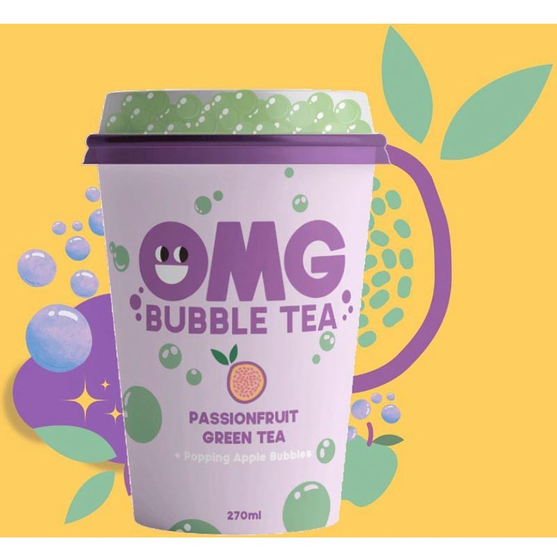 Bubble tea the passion pomme