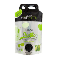Vin blanc crush mojito