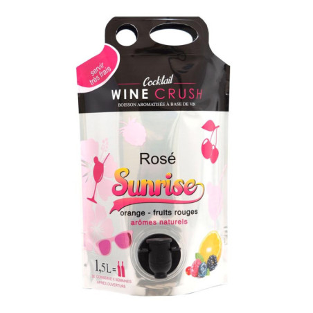 Vin rose sunrise