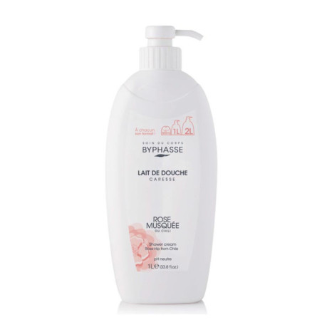 Lait de douche rose  musquee
