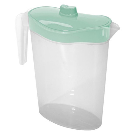 Pichet plastique 1.5l avec couve