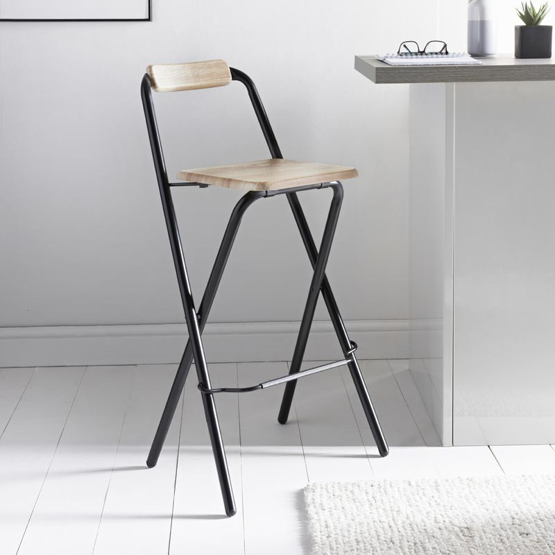 Chaise haute pliante bois