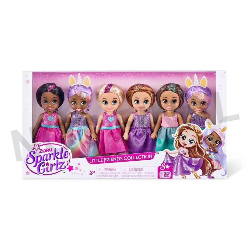 Sparkle girlz  dolls 6pcs