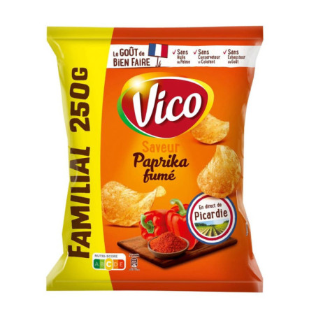 Chips paprika familial