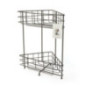 Etagere d'angle a poser noir mat