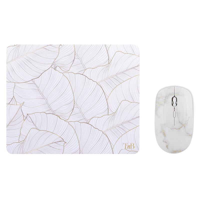 Souris + tapis gold