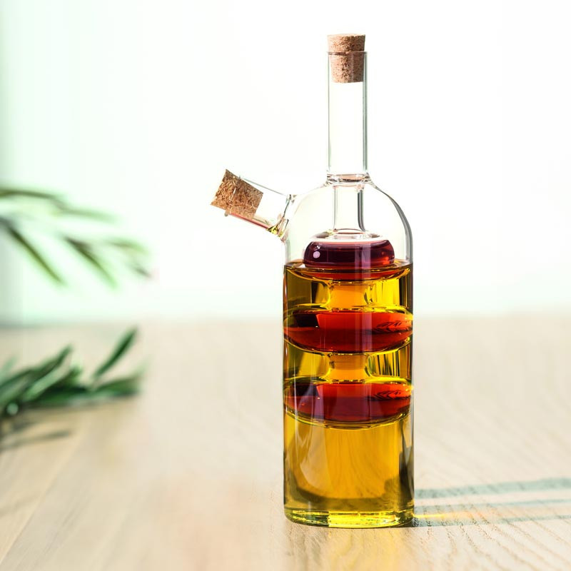 Secret de Gourmet 2-in-1 Design Oil and Vinegar Bottle 21cm Secret de Gourmet 2-in-1 Design Oil and Vinegar Bottle 21cm