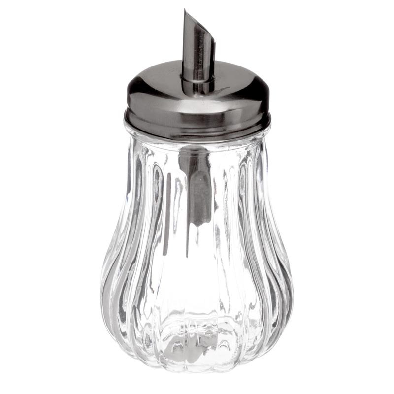 Sucrier verre + inox 0.18l