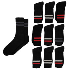 Chaussettes tennis x10 homme
