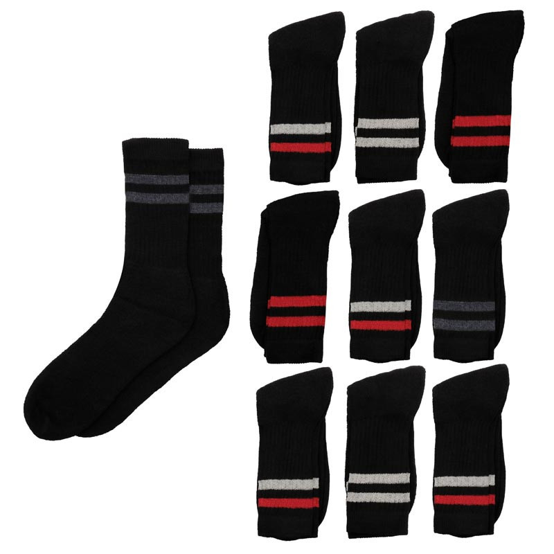Chaussettes tennis x10 homme