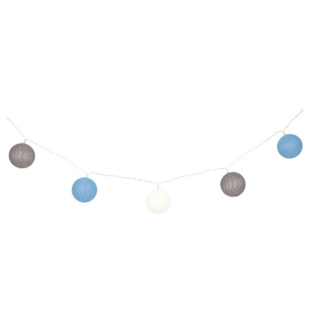 Guirlande solaire boule eva
