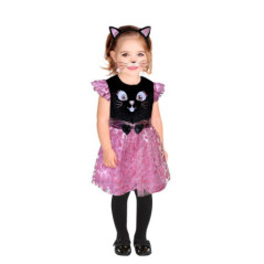 Costume baby fille chat 2-4 ans
