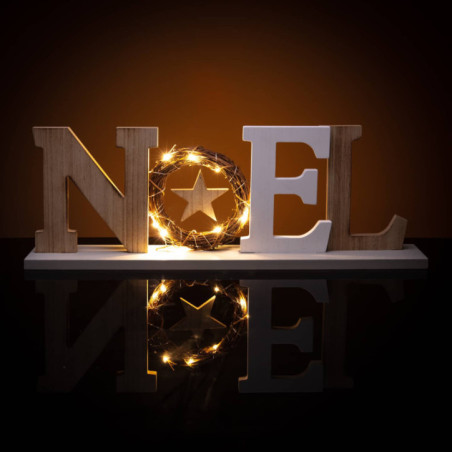 Lettre lumineuse noel