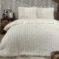 Parure laponie 200x200cm  creme