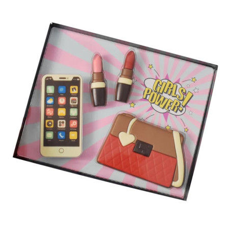 Coffret girly en chocolat