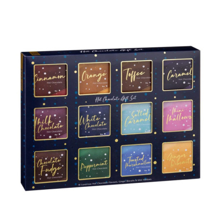 Coffret de chocolats chauds