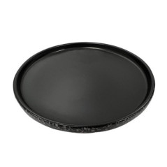 Assiette plate noir d26.5cm
