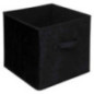 Cube rangement velours 31x31cm