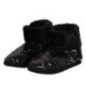 Boots sequins noir