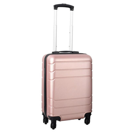 Valise cabine 56 cm abs rose