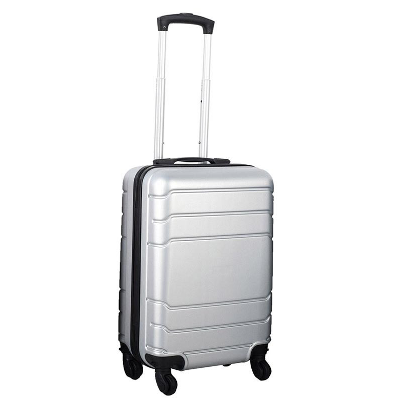 Valise cabine 56 cm abs silver