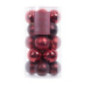 Pack de 20 boules 40mm rouge