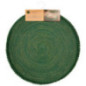 Set de table vert pompom d38c x4