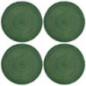 Set de table vert pompom d38c x4