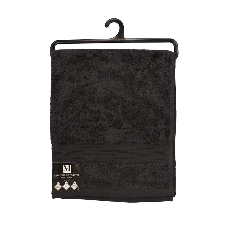 Serviette 50x90cm anthracite