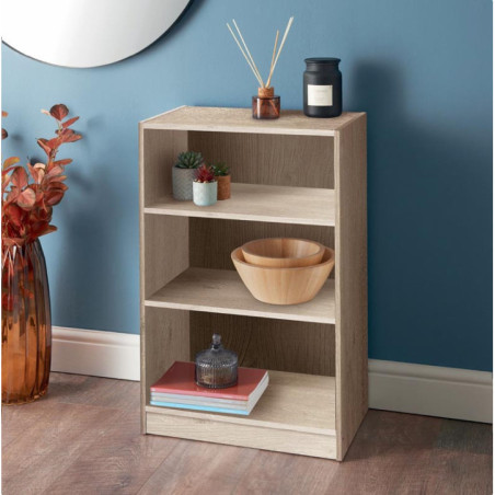 Etagere 3 niveau large col bois