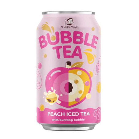 Bubble tea peche