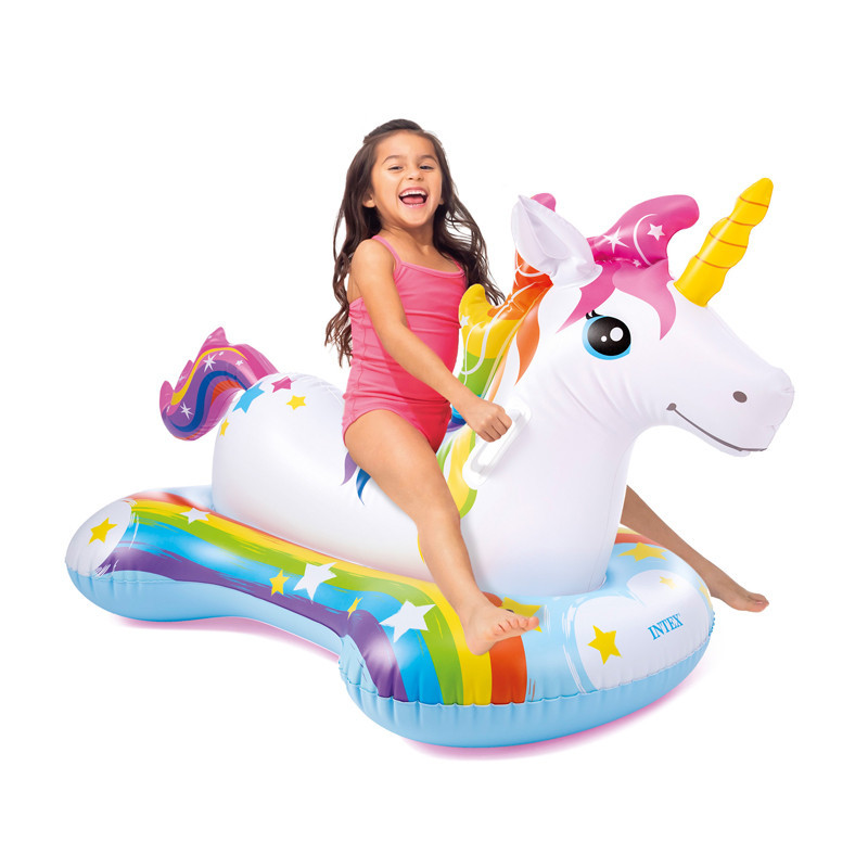 Bouee gonflable licorne