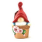 Statuette gnome dans pot