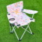 Chaise de camping pliante rose