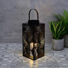 Lanterne solaire feuillage