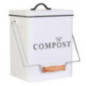 Poubelle de compostage metal 5l