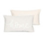 Coussin homealone 30x50cm creme