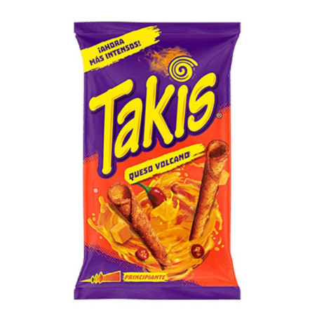 Chips takis queso volcano