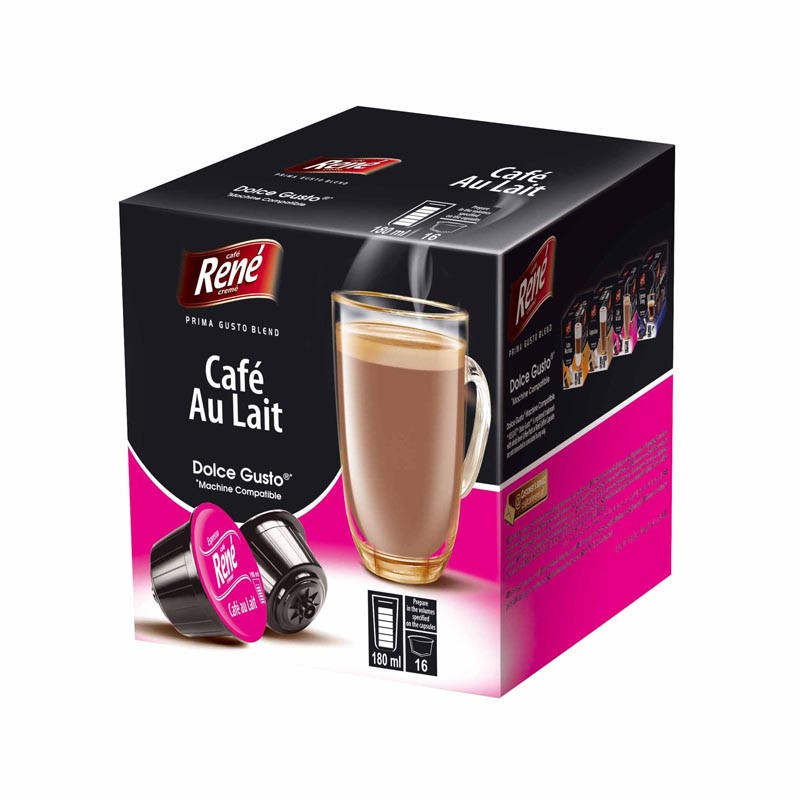 Capsules cafe au lait x16